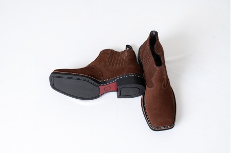 Bota Artesanal Amarok - Bico Quadrado - Cor Terra - Image 2
