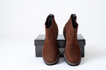 Bota Artesanal Amarok - Bico Redondo - Cor Terra - Image 2